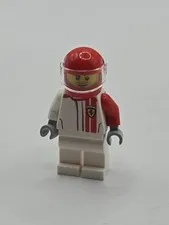 LEGO Ferrari F40 Competizione Race Driver Minifigure Custom Made PIN 