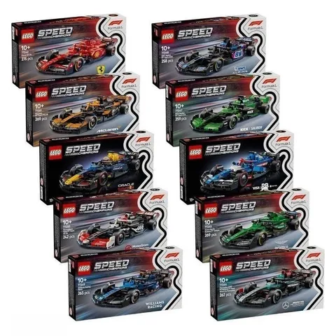 Lego 66802 Speed Champions Ultimate Formula 1 F1 Collector's Pack 10 Sets in 1