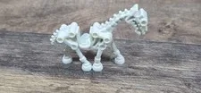 Lego Glow in Dark SKELETON HORSE - White Monster Fighters Halloween Minifigure