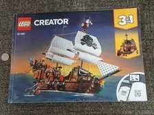 Lego Creator Manual Only Pirate Ship 31109 Retired
