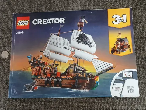 Lego Creator Manual Only Pirate Ship 31109 Retired