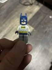 Light Blue Grey Suit With Yellow Belt And Chest Dark Blue Mask Batman 