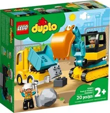 LEGO DUPLO: Truck & Tracked Excavator (10931) Box Scuffed 