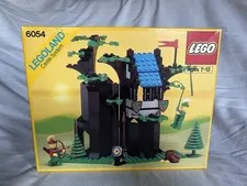 LEGO 6054 Forestmen’s Hideout Legoland Castle 1986 NEW Sealed Bags Vintage