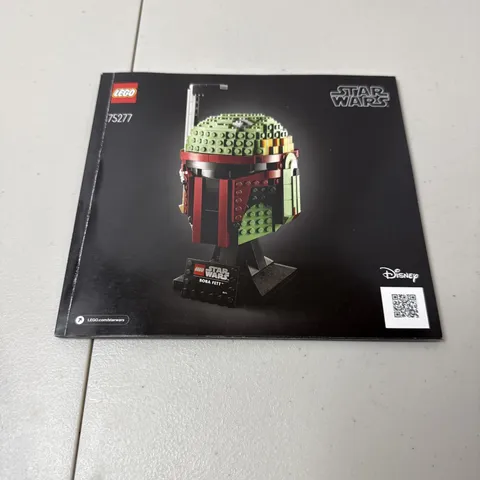 LEGO Star Wars Boba Fett Helmet 75277 Instruction Manual Only