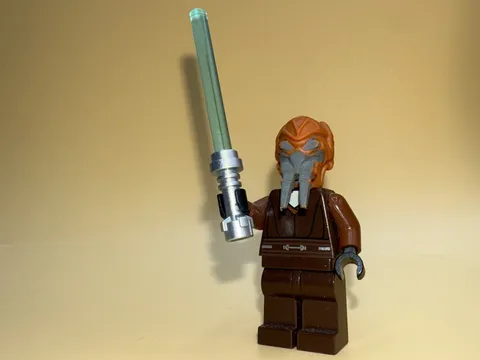 USED LEGO Star Wars Plo Koon Set 7676 & 8093 Sw0198