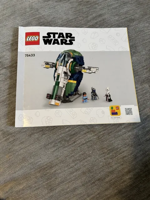 LEGO 75433 Star Wars Instruction Manual Only Jango Fett's Starship