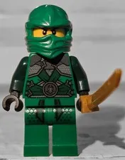 LEGO Minifigure- LLoyd Garmadon (Green Ninjago Wrap) (njo0207) Stone Armor
