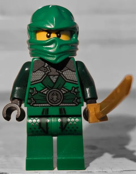 LEGO Minifigure- LLoyd Garmadon (Green Ninjago Wrap) (njo0207) Stone Armor