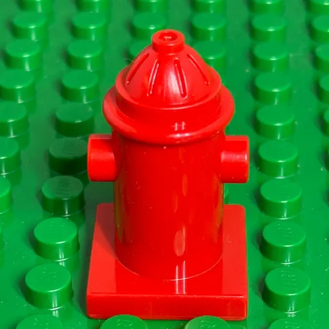 Lego DUPLO Red Fire Hydrant Firefighter 9211 9132 9181 4664 5601 10593 6168