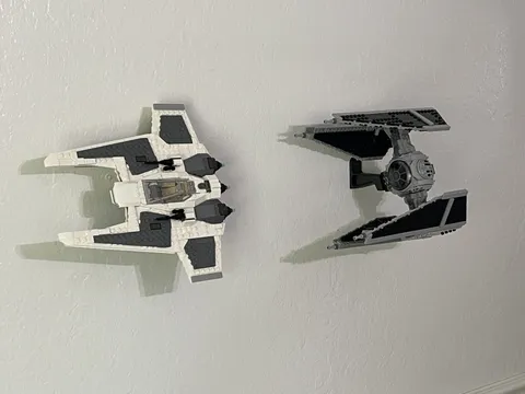 LEGO® 75348 Star Wars™ Mandalorian Fang vs Tie Angle Adjustable Wall Mount