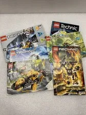 Technic Lego Toy Instructions Lot 8514, 8511, 8238, 8523, And 8509