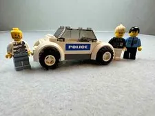 Lot of LEGO City Minifigures Police Car_Police Officers_Prisoner_EXCELLENT!