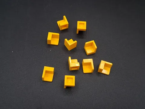 LEGO - 10x - Cone - Cone - 1x1 - Yellow - Yellow - 4589