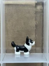 LEGO Parts - Black Dog, Corgi (Friends Peaches) - No 109845pb01 - QTY 1