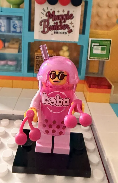 Lego CMF Series 29 Boba Cup Fan Minifigure With Accessories 