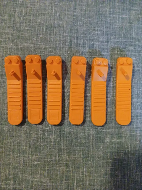 LEGO Orange Brick Separator Tool Lot of 6 Genuine LEGO Parts 630