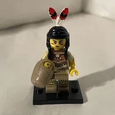 Lego Minifigure Series 15 Tribal Woman Col232 Native American Indian 71011
