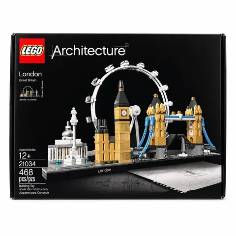 Lego Architecture London Skyline Collection Set 468 Pcs Box With A Little Dent