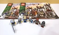LEGO - CASTLE - Trolls' Mountain Fortress - 7097 - SIX Minifigs + Set Manuals