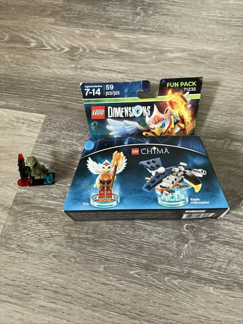 LEGO Dimensions Chima Fun Pack 71232 And LoC Crawley Set 30255