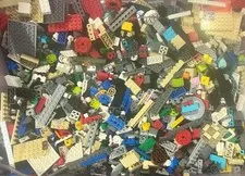 LEGO Bulk Lot, 2 lbs of Genuine Bricks and Building Pieces