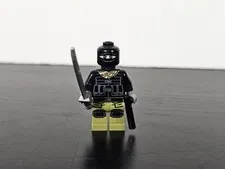 Lego TMNT Minifigure - Foot Soldier Tactical Balaclava tnt043 Movie Version 2014