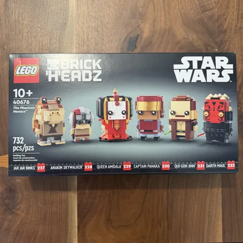 Lego 40676 Star Wars Brickheadz The Phantom Menace SEALED New in Box Retired NIB
