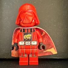 LEGO Star Wars Darth Vader Minifigure Red Helmet with Cloth Cape