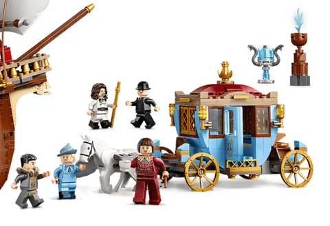 New! LEGO Harry Potter "Triwizard Tournament" CARRIAGE + MINIFIGS ONLY! 76440