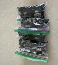 LEGO Bulk Lot Bricks black and gray assorted bricks￼
