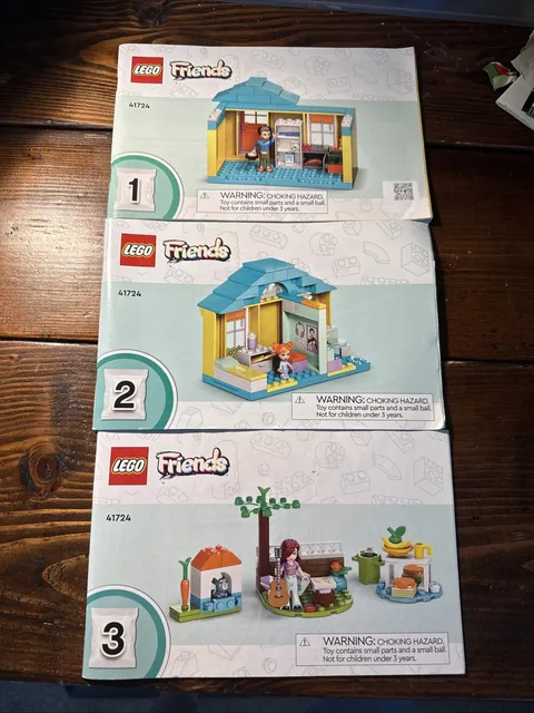 LEGO® Friends 41724 Paisley's House Instruction Manuals Only!