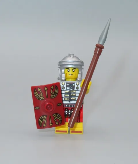 LEGO Roman soldier shield spear complete minifigure Collectible Series CMF 6