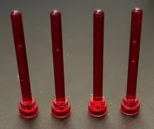 LEGO 1980s/1990s Classic Space Trans Red Antenna Lot Of Four Good Condition
