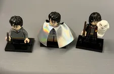 LEGO Minifigures Harry Potter Series 2 w/ Invisibility Cloak, Hedwig & Stand