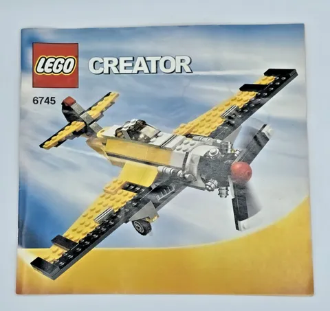 LEGO Creator 3 in 1 #6745, Propeller Power Instruction Manuals ONLY 2009