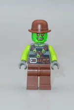 LEGO Ultra Agents Retox trans green head minifigure 70163