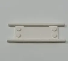 Lego White Stretcher Mini Figure Utensil New Version without Bottom Hinges x1