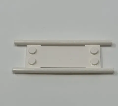 Lego White Stretcher Mini Figure Utensil New Version without Bottom Hinges x1