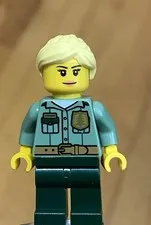 LEGO Female National Park Monument Ranger / Tour Guide Blond Hair