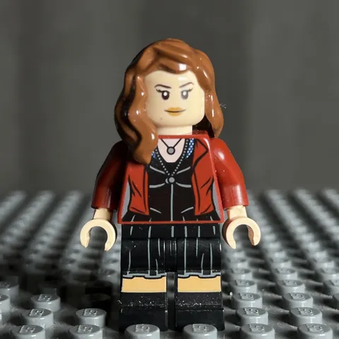 LEGO Scarlet Witch Minifigure 76031 Marvel Heroes Complete CMF sh0174 Lot 1O