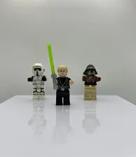 LEGO Star Wars Minifig Lot Luke Skywalker Lando Calrissian Scout Trooper