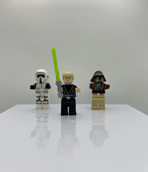 LEGO Star Wars Minifig Lot Luke Skywalker Lando Calrissian Scout Trooper