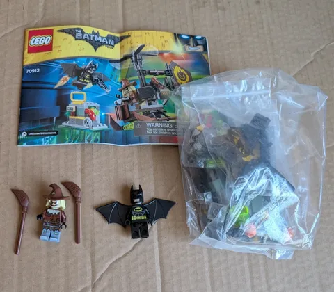 100% complete No Box Lego Batman Movie 70913 Scarecrow Fearful Face-off Used