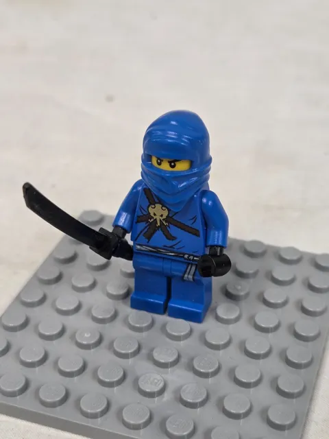 LEGO Ninjago JAY Blue Ninja Figure Mini Figure with Helmet & Sword