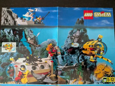 Vintage (1997) LEGO Product TOWN - DIVERS Sets Poster - RARE
