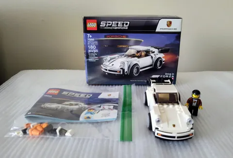 LEGO SPEED CHAMPIONS: 1974 Porsche 911 Turbo 3.0 (75895) 100% Complete Excellent