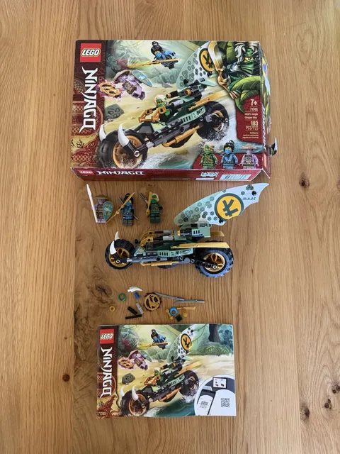 LEGO Ninjago Lloyd's Jungle Chopper Bike (set 71745) Complete W Figs/Box/Manual