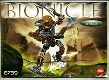 LEGO -- 8739 -- Bionicle -- ONEWA -- with instructions -- spare parts -