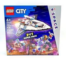 LEGO City Space 60441 Space Explorers Pack  3 Sets in 1 Super Pack Sealed NIB